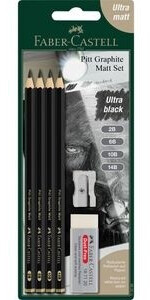 Bild von Faber-Castell, Bleistift, Pitt Graphite Matt Bleistift (2B, 6B, 4 x)