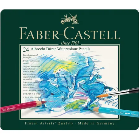 Bild von Faber-Castell Künstler Aquarellstift 24 Farben im Metalletui