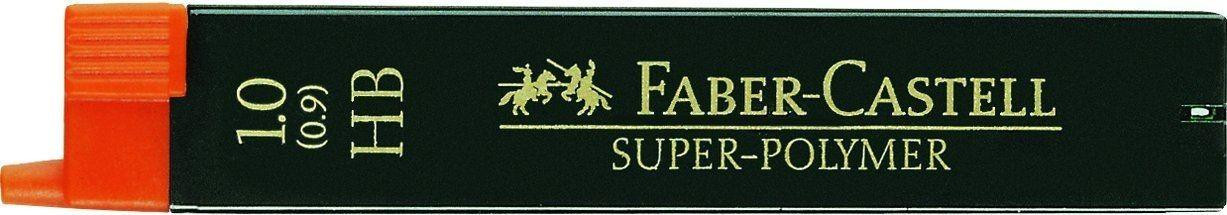 Bild von Faber-Castell Feinmine SUPER POLYMER Stärke: 0,9/1 mm, Härtegrad: HB, tiefschwarz