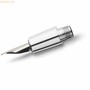 Bild von Faber-Castell, Schreibstifte, Schreibmodul e-motion Füllhalter F (Silber, 1 x)