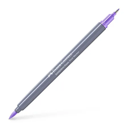 Bild von Faber-Castell Creative Studio Goldfaber Aqua Dual Marker, Hellviolett, Einzelmarker, für Kunst, Handwerk, Zeichnen, Skizzieren, Zuhause, Schule, Universität, Ausmalen