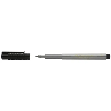 Bild von FABER-CASTELL 167351 - Tuschestift Pitt artist pen, Stärke 1,5 mm, silber, 1 Stück