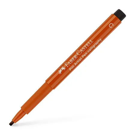 Bild von Faber-Castell 167580 Tuschestift Pitt Artist Pen Calligraphy, 2,5 mm, Umbra Natur