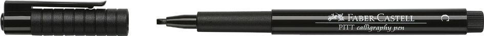 Bild von FABER-CASTELL 167599 - Tuschestift Pitt artist pen Callygraphy, Farbe 199, schwarz