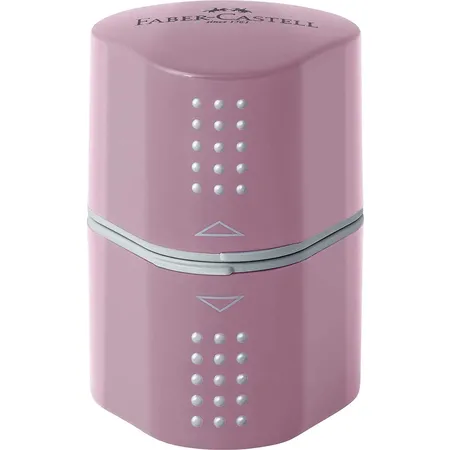 Bild von FABER CASTELL Doppel Anspitzer Grip für dicke und dünne Stifte rose