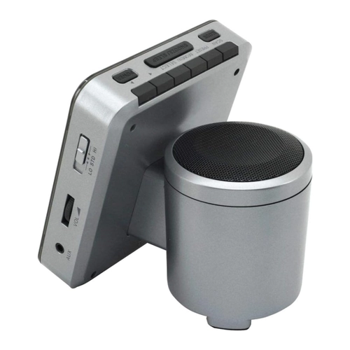 Bild von UR260 Uhrenradio schwarz/silber