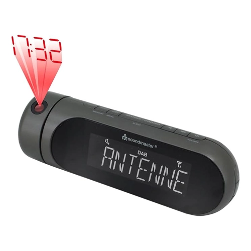 Bild von SOUNDMASTER DAB+/UKW-Uhrenradio UR6700AN, mit Zeitprojektion