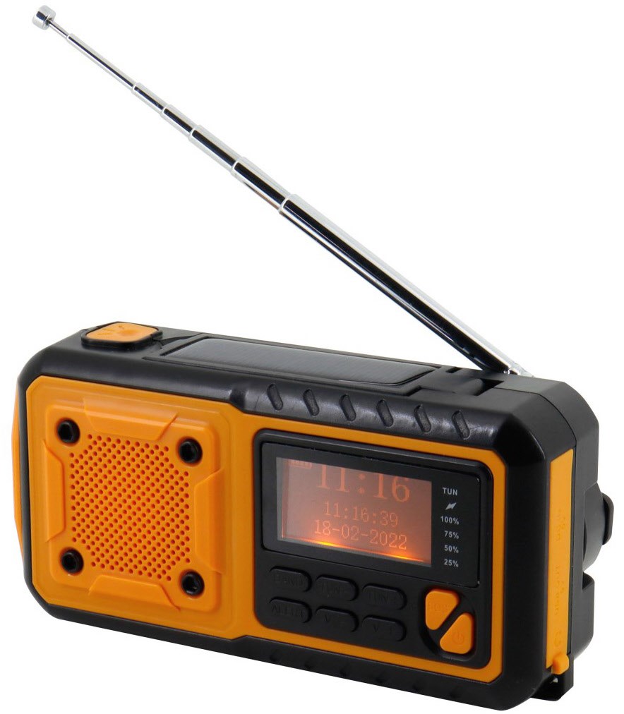 Bild von Soundmaster DAB112OR Outdoorradio DAB+, UKW Notfallradio, Bluetooth®, USB Akku-Ladefunktion, Handku