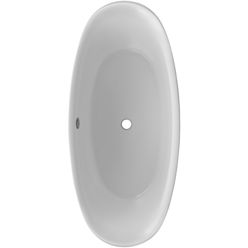 Bild von OTTOFOND Freistehende Badewanne »Ventura«, BxHxL: 83,5 x 74,5 x 180,5 cm, oval - weiss