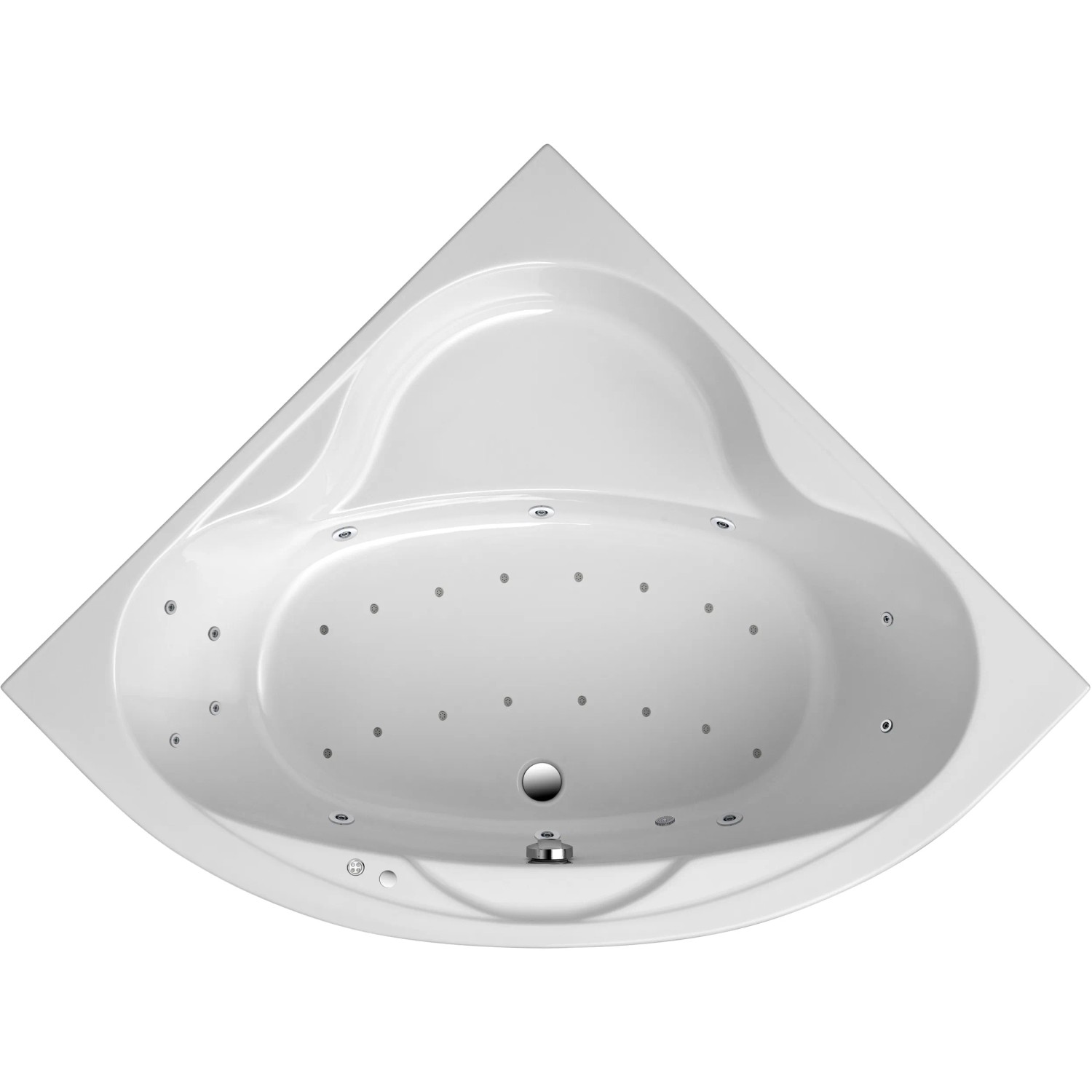 Bild von Ottofond Whirlpool Siam Premium 140 cm Weiß
