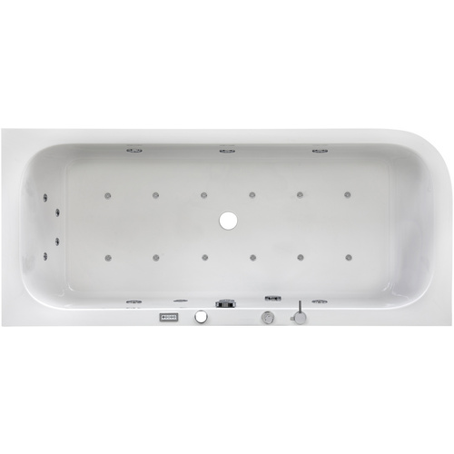 Bild von OTTOFOND Whirlpool-Komplettset »Spirit«, BxHxL: 80 x 60 x 180 cm, weiß, Farblichttherapie - weiss