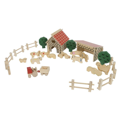 Bild von Bieco 74-002436 Bauernhof ( Holz ), 39 Teile