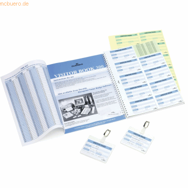Bild von DURABLE Notizblock Notizblock Besucherbuch Nachfüllsatz für 1463 A4