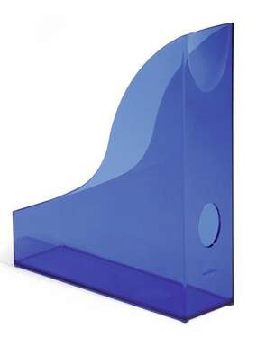 Bild von DURABLE Hunke & Jochheim Stehsammler BASIC, Polystyrol, 73x306x241mm, transluzent blau