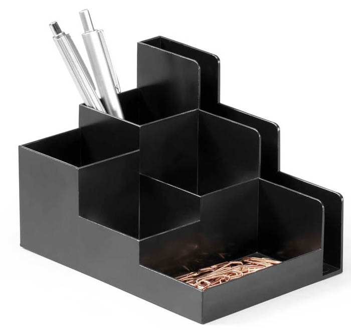 Bild von DURABLE Multiköcher OPTIMO eco, 6 Fächer, anthrazit