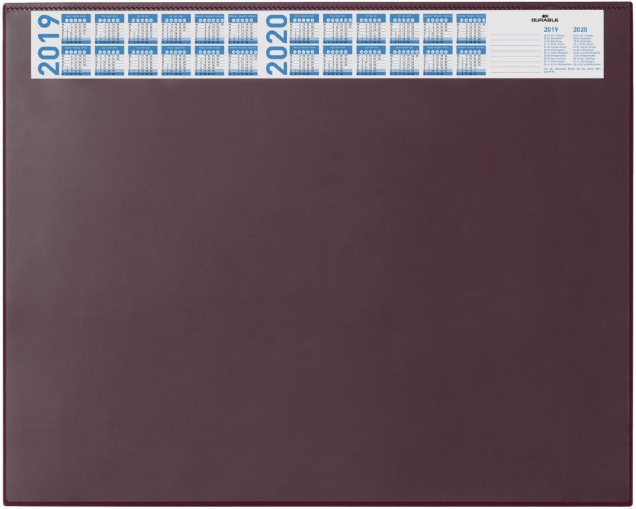 Bild von Durable Schreibunterlage 720403 520x650mm Jahreskalender rot 170004130