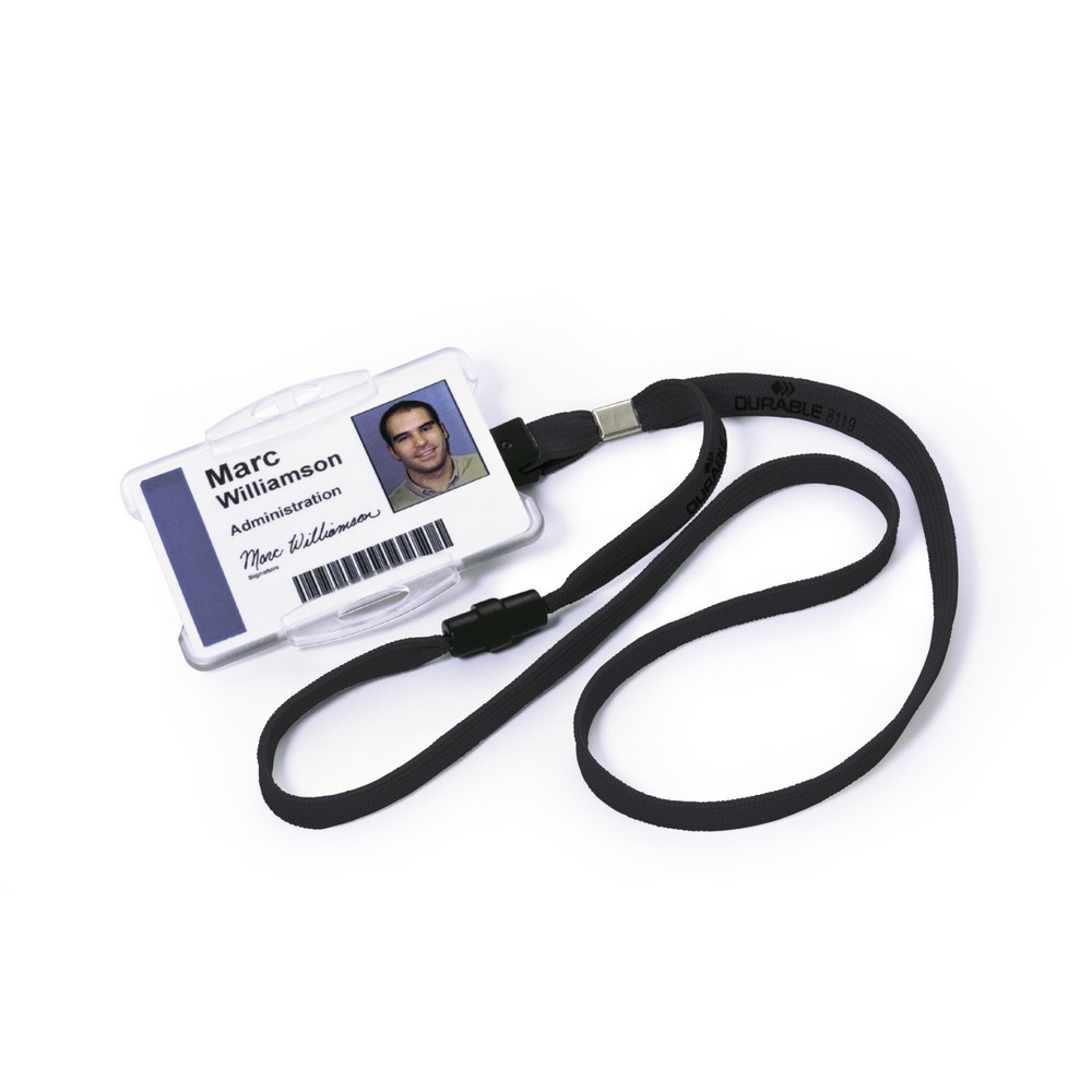 Bild von Durable, Informationsschild, Textilband 10 mit Kunststoffclip 1 Pg. à 10 Stück 811910