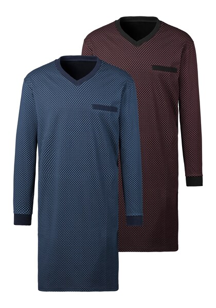 Bild von le jogger® Nachthemd, (2 tlg.), in bequemer Weite