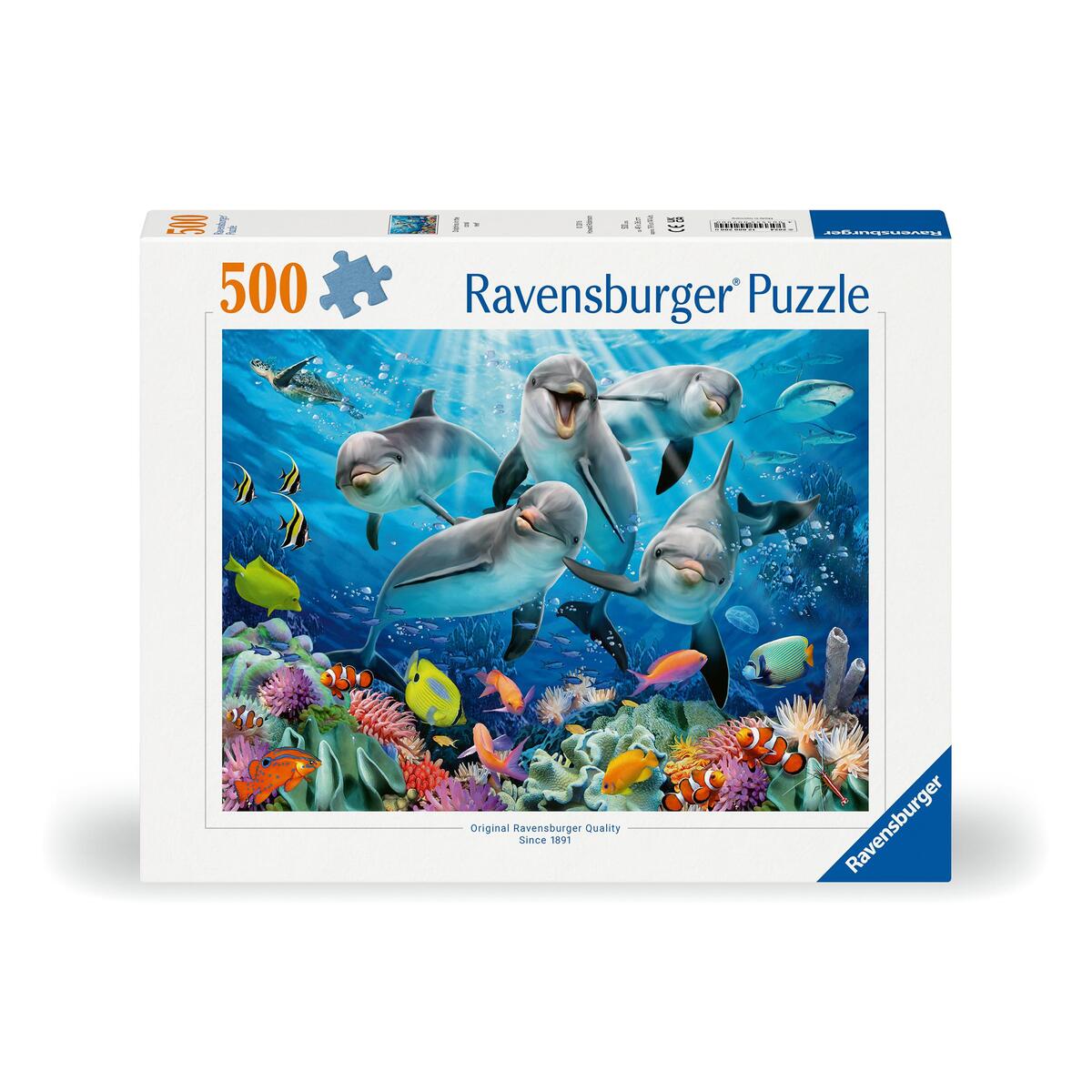 Bild von Ravensburger Puzzle »Delfine im Korallenriff«, Made in Germany; FSC® - schützt Wald - weltweit