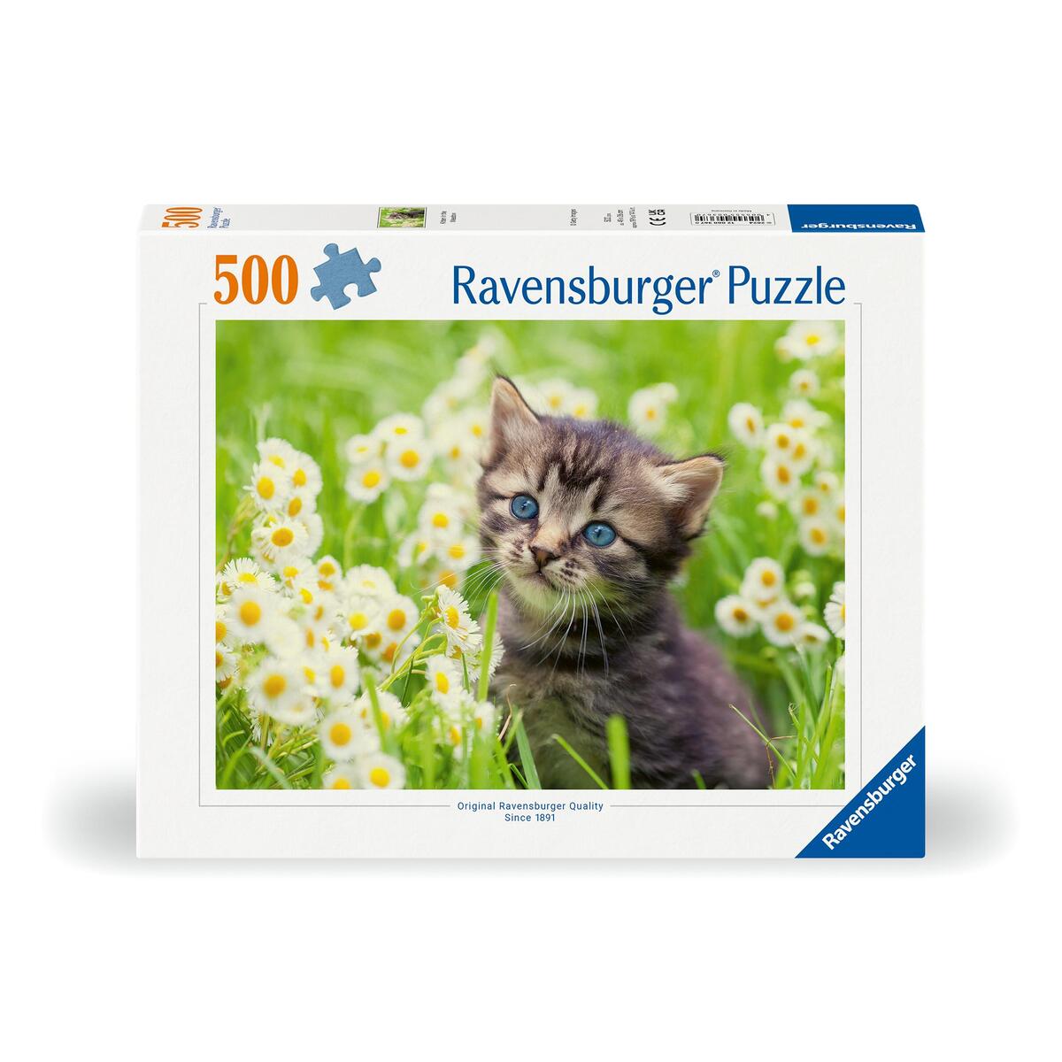 Bild von Ravensburger Puzzle »Kätzchen in der Wiese«, Made in Germany; FSC® - schützt Wald - weltweit
