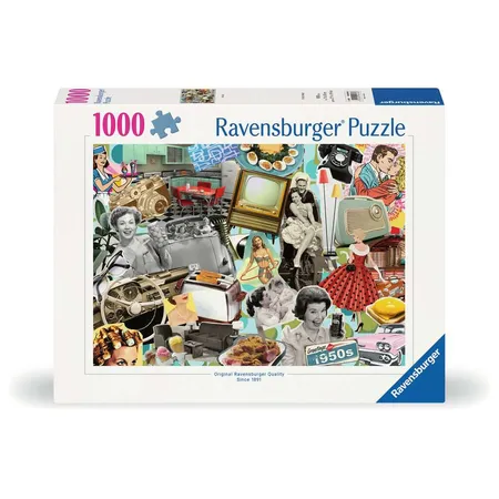 Bild von Ravensburger Puzzle 1000 Teile Puzzle Die 50er Jahre 12000618, 1000 Puzzleteile