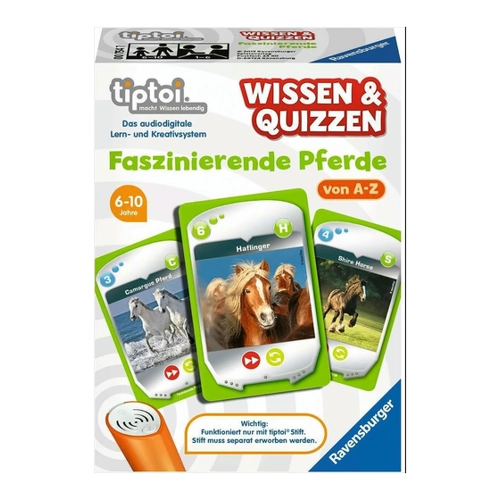 Bild von Ravensburger tiptoi 00754 - Wissen & Quizzen „Faszinierende Pferde“
