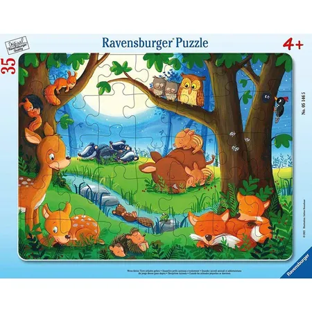 Bild von Ravensburger Frame Puzzle - Little Animals Go to Bed 35 Teile Puzzle Ravensburger-05146