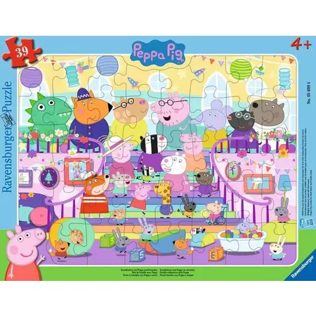 Bild von Ravensburger Puzzle 39 Teile Kinder Rahmen Puzzle Peppa Pig Familienfest Freunden 05699, 39 Puzzleteile