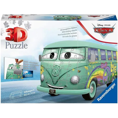 Bild von Ravensburger Puzzle Ravensburger 3D Puzzle Cars Fillmore 11185 - Der VW T1 Cars..., 199 Puzzleteile