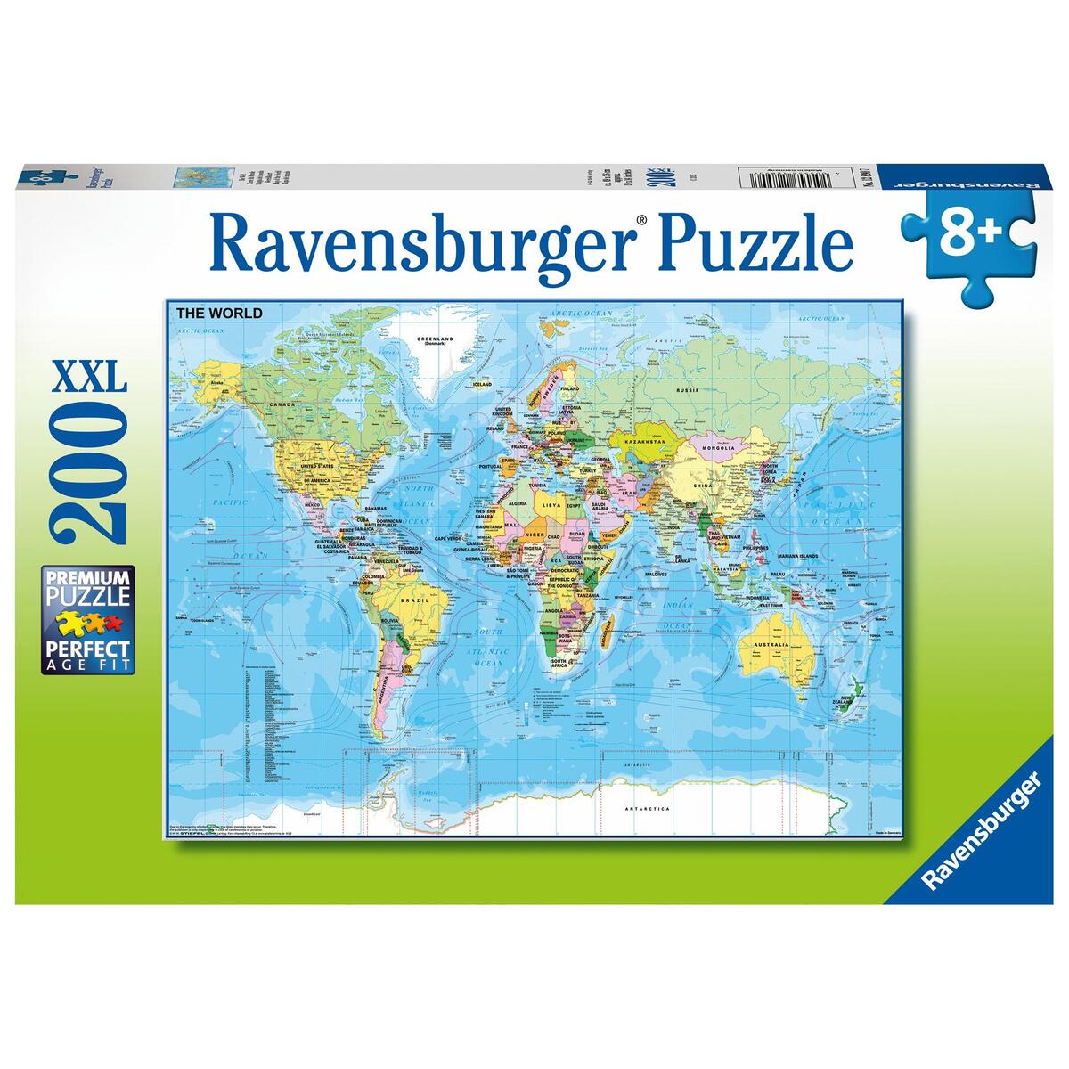 Bild von Ravensburger Kinderpuzzle - 12890 Die Welt - Puzzle-Weltkarte für Kinder ab 8 Ja...