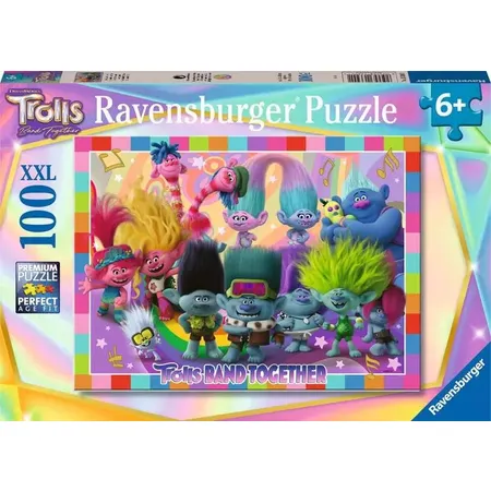 Bild von Ravensburger Puzzle Ravensburger Kinderpuzzle 13390 - Trolls 3 - 100 Teile XXL Trolls..., 100 Puzzleteile