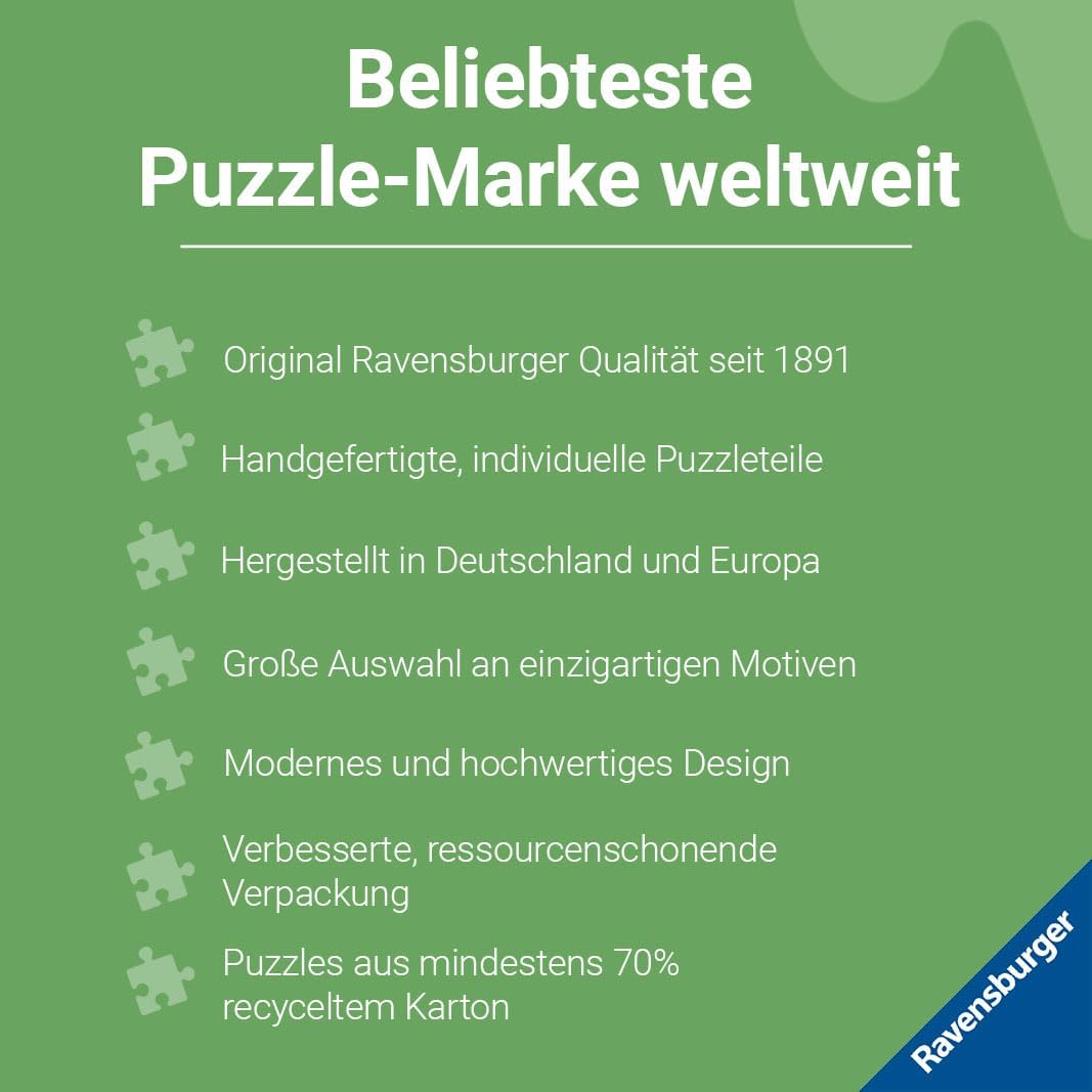 Bild von Ravensburger Puzzle 15652 - Politische Weltkarte - 1000 Teile Puzzle für Erwachsene und Kinder ab 14 Jahren, Puzzle-Weltkarte mit Flaggen