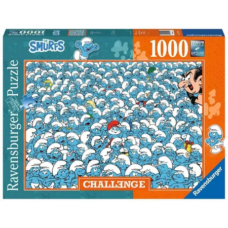 Bild von Ravensburger Puzzle 17291 - Schlümpfe Challenge - 1000 Teile Schlümpfe Puzzle für Erwachsene und Kinder ab 14 Jahren