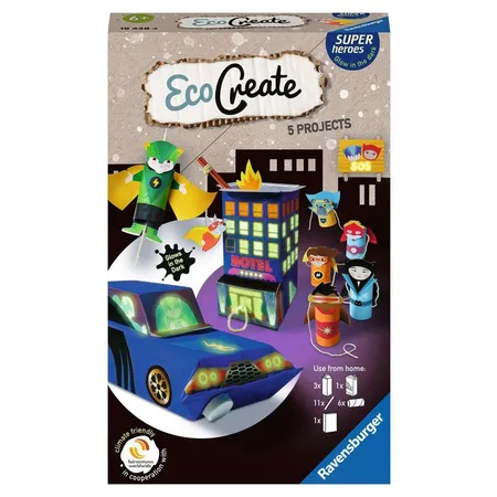 Bild von Ravensburger Bastelband Upcycling Basteln EcoCreate Mini Superheroes 18448
