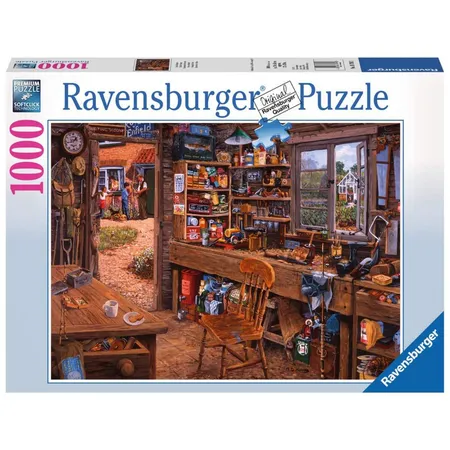 Bild von Ravensburger Puzzle 19790 - Opas Schuppen - 1000 Teile Puzzle für Erwachsene und Kinder ab 14 Jahren