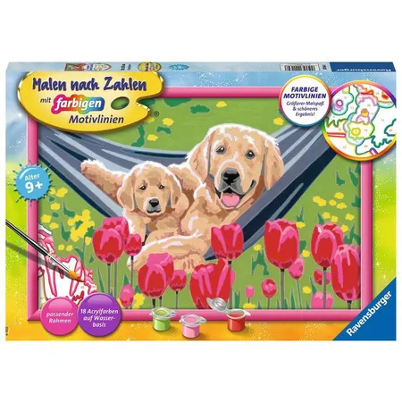 Bild von Ravensburger Malen nach Zahlen Malen nach Zahlen Classic Serie C Kuschelpause 20164
