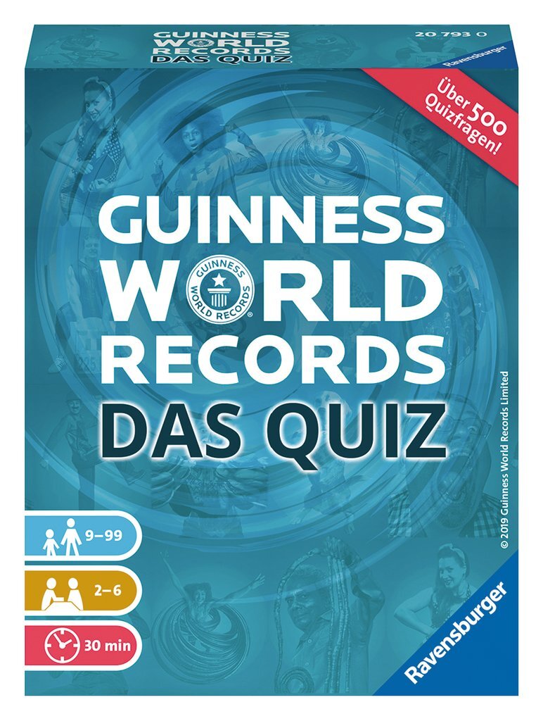 Bild von Ravensburger 20793 - Guinness World Records - Das Quiz, 500 Fragen, Wissensspiel für 2-6 Spieler, Quizspiel