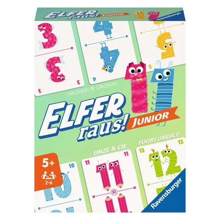 Bild von Ravensburger - 20947 Elfer Raus! Junior - Kartenspiel 2 - 6 Spieler, Spiel ab 5 ...