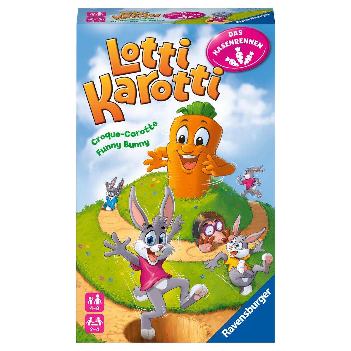 Bild von Ravensburger 20962 - Lotti Karotti, das Hasenrennen - Mitbringspiel für Kinder u...