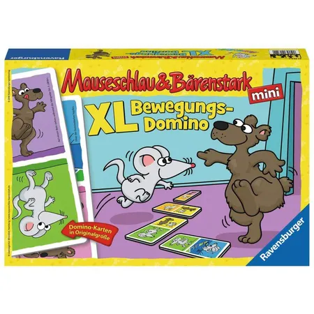Bild von Mauseschlau & Bärenstark XL Bewegungs-Domino Lustige Kinderspiele