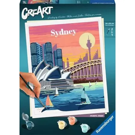 Bild von Ravensburger Verlag GmbH Malen nach Zahlen Ravensburger CreArt - Malen nach Zahlen 23526 - Farbenfrohes Sydney...
