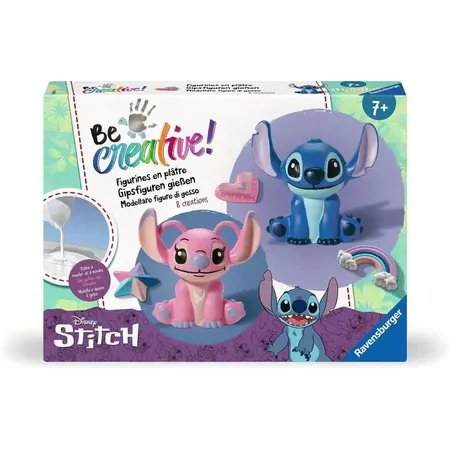Bild von Ravensburger Kreativset Creation Grundtechniken Be Creative Gipsgießen Disney Stitch 23877