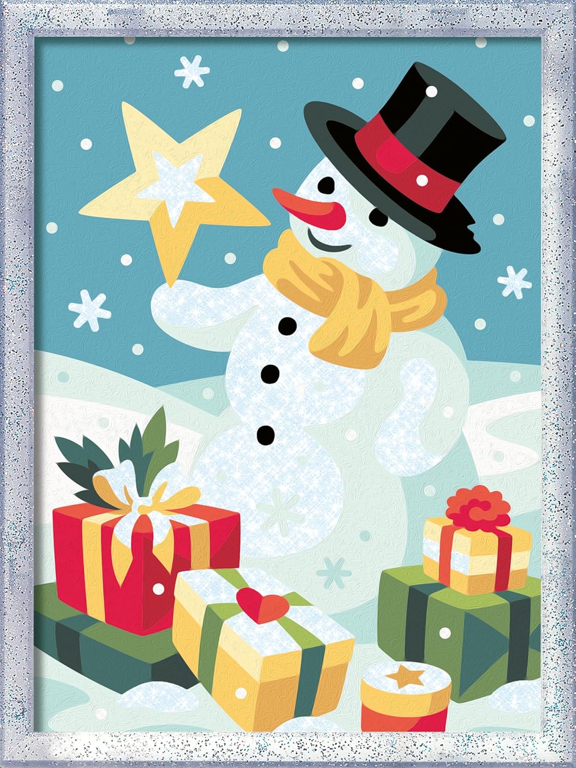 Bild von Ravensburger Malen nach Zahlen »CreArt, Bezaubernder Schneemann«, Made in Europe; FSC® - schützt Wald - weltweit