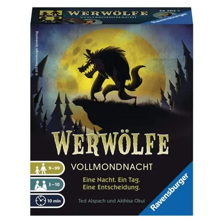 Bild von Ravensburger 26703 - Werwölfe - Vollmondnacht, Gesellschaftsspiel ab 9 Jahren, A...