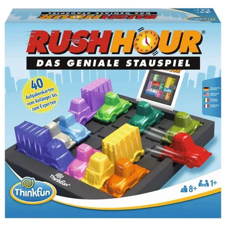 Bild von Thinkfun Rush Hour - Das geniale Stauspiel und bekannte Logikspiel für Jungen und Mädchen ab 8 Jahren