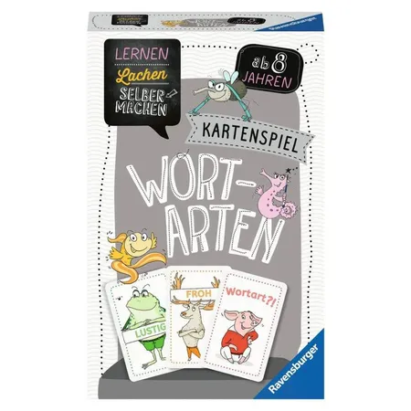 Bild von Ravensburger Spiel Kinder Kartenspiel Lernen Lachen Selbermachen Wortarten 80353