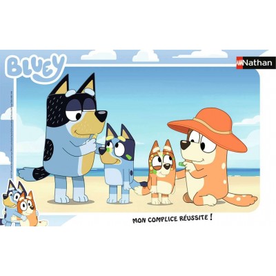 Bild von Nathan Bluey at the beach 15 Teile Puzzle Nathan-86162