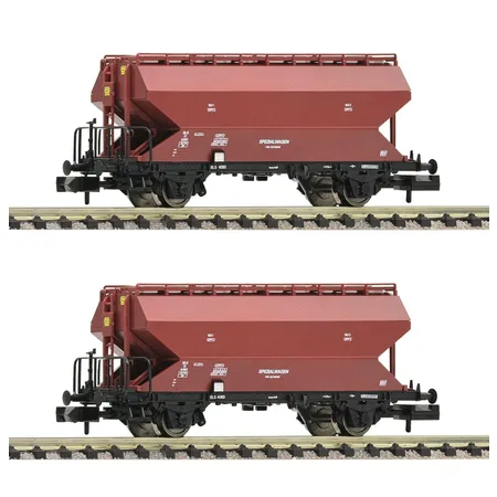 Bild von Fleischmann 2-TLG. Set Getreidesilowagen Tgpps BLS | DC | Spur N #830310