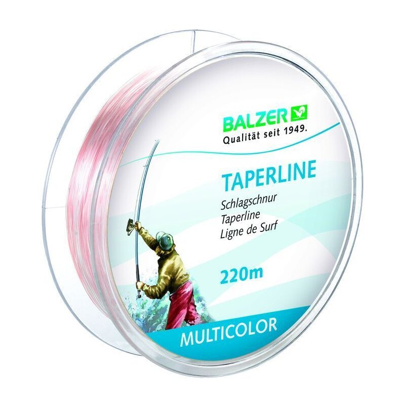 Bild von BALZER Taperline 0,33-0,58mm 220m Multicolor (0,05 € pro 1 m)