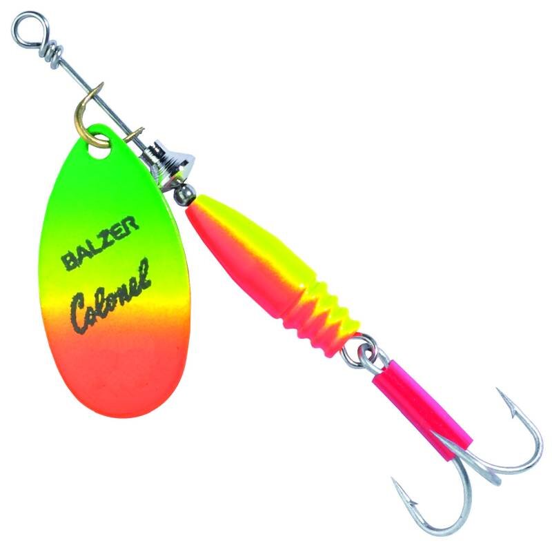 Bild von BALZER Colonel Spinner Classic 10g Fluo Rot-Gelb-Grün